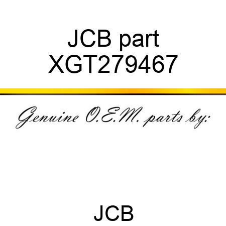 JCB part XGT279467