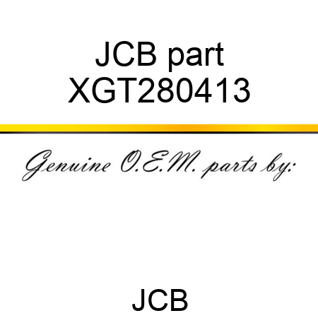 JCB part XGT280413