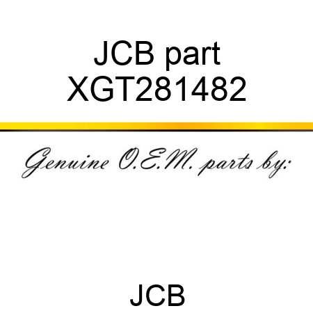 JCB part XGT281482