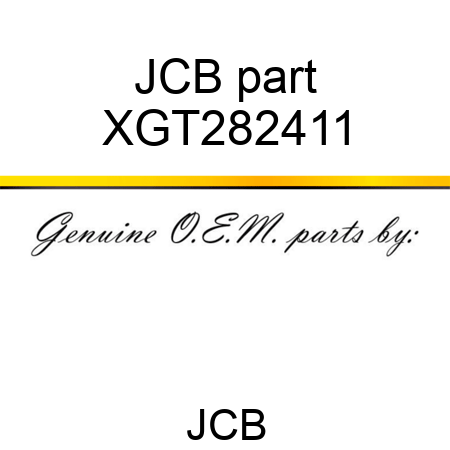 JCB part XGT282411