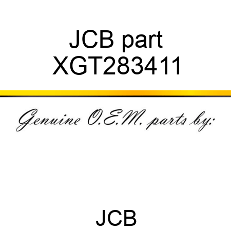 JCB part XGT283411