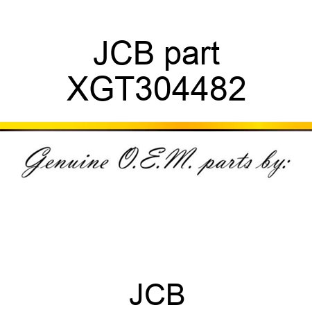 JCB part XGT304482