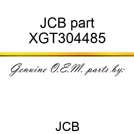 JCB part XGT304485