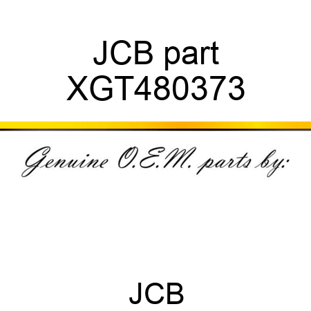 JCB part XGT480373