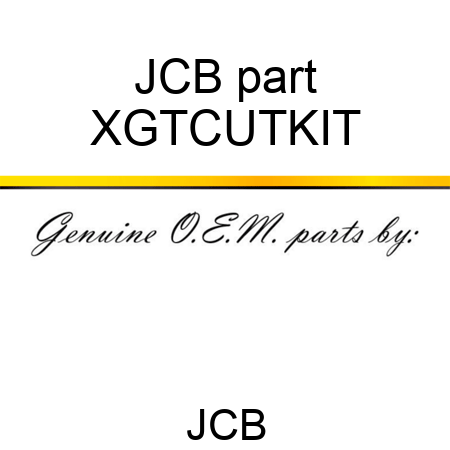 JCB part XGTCUTKIT