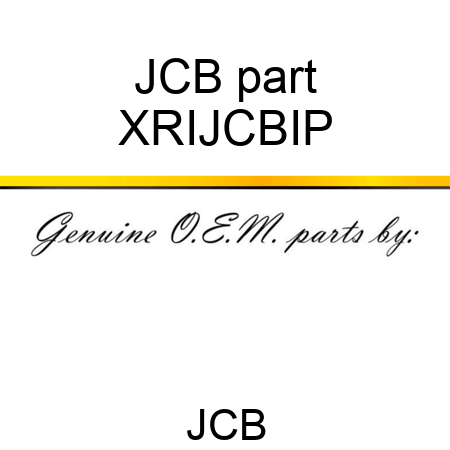 JCB part XRIJCBIP