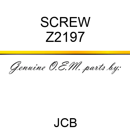 SCREW Z2197