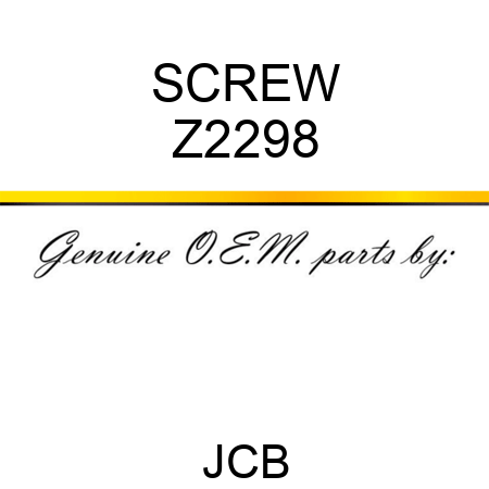 SCREW Z2298