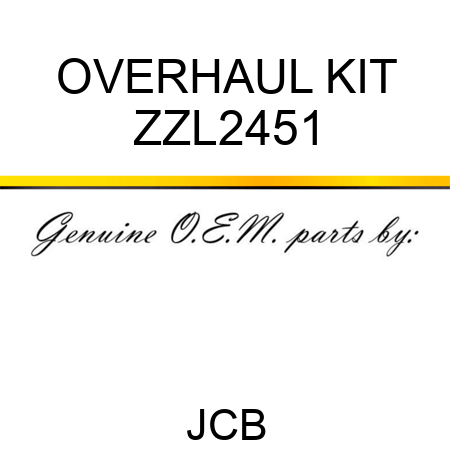 OVERHAUL KIT ZZL2451